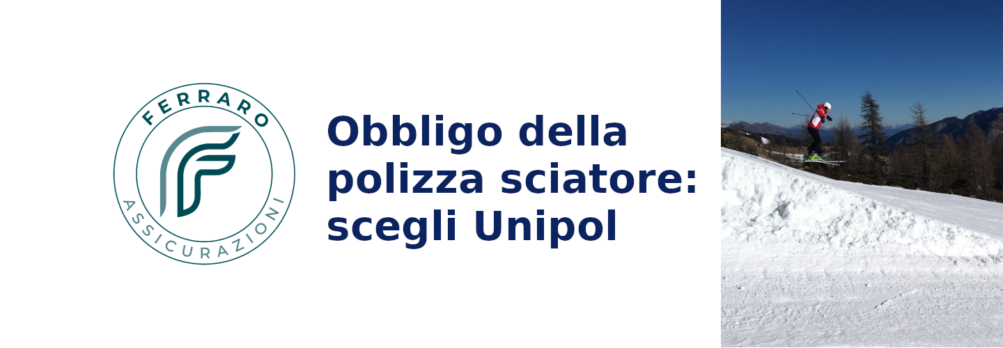 obbligo polizza sciatore agenzia generale Unipolsa Lamezia Terme Ferraro Vincenzo